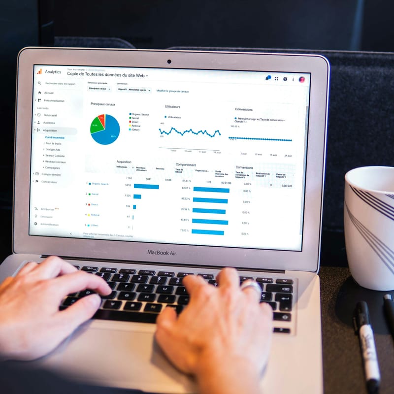 Google Analytics overview report